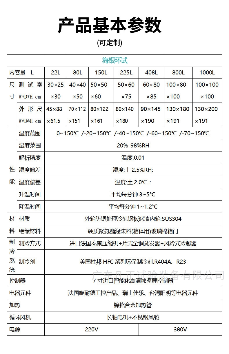 环境检测恒温箱